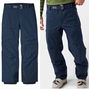 Stio Mens Environ Pant Short Length Skiing In Mountain Shadow Navy Size XL New